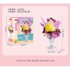 JAKI JK6206 6206 CỬA HÀNG KEM DAVID XIONG YUANQI CÚP RỪNG MATCHA bộ đồ chơi xếp lắp ráp ghép mô hình