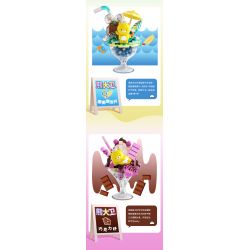 JAKI JK6208 6208 CỬA HÀNG KEM DAVID XIONG YUANQI CÚP SÔ CÔ LA bộ đồ chơi xếp lắp ráp ghép mô hình