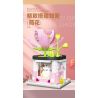 ZHEGAO 613021 QUÁN HOA BUD BEAR CẢNH PHỐ 4 KIỂU bộ đồ chơi xếp lắp ráp ghép mô hình STREET VIEW OF FLOWER SHOP