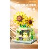 ZHEGAO 613021 QUÁN HOA BUD BEAR CẢNH PHỐ 4 KIỂU bộ đồ chơi xếp lắp ráp ghép mô hình STREET VIEW OF FLOWER SHOP