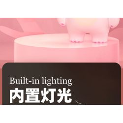 ZHEGAO 613021 QUÁN HOA BUD BEAR CẢNH PHỐ 4 KIỂU bộ đồ chơi xếp lắp ráp ghép mô hình STREET VIEW OF FLOWER SHOP