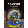 ZHEGAO 623006 HỘP NHẠC HƯỚNG DƯƠNG BẦU TRỜI ĐẦY SAO bộ đồ chơi xếp lắp ráp ghép mô hình STARRY SKY SUNFLOWER 737 khối