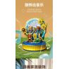 ZHEGAO 623006 HỘP NHẠC HƯỚNG DƯƠNG BẦU TRỜI ĐẦY SAO bộ đồ chơi xếp lắp ráp ghép mô hình STARRY SKY SUNFLOWER 737 khối