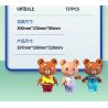 ZHEGAO 623006 HỘP NHẠC HƯỚNG DƯƠNG BẦU TRỜI ĐẦY SAO bộ đồ chơi xếp lắp ráp ghép mô hình STARRY SKY SUNFLOWER 737 khối