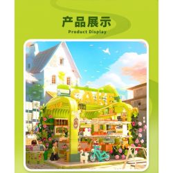 ZHEGAO 612009 CỬA HÀNG BÁNH CHUN YUN bộ đồ chơi xếp lắp ráp ghép mô hình 1131 khối