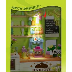 ZHEGAO 612009 CỬA HÀNG BÁNH CHUN YUN bộ đồ chơi xếp lắp ráp ghép mô hình 1131 khối