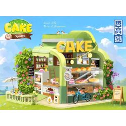 ZHEGAO 612009 CỬA HÀNG BÁNH CHUN YUN bộ đồ chơi xếp lắp ráp ghép mô hình 1131 khối