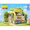 ZHEGAO 612009 CỬA HÀNG BÁNH CHUN YUN bộ đồ chơi xếp lắp ráp ghép mô hình 1131 khối