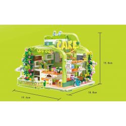 ZHEGAO 612009 CỬA HÀNG BÁNH CHUN YUN bộ đồ chơi xếp lắp ráp ghép mô hình 1131 khối