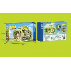 ZHEGAO 612009 CỬA HÀNG BÁNH CHUN YUN bộ đồ chơi xếp lắp ráp ghép mô hình 1131 khối