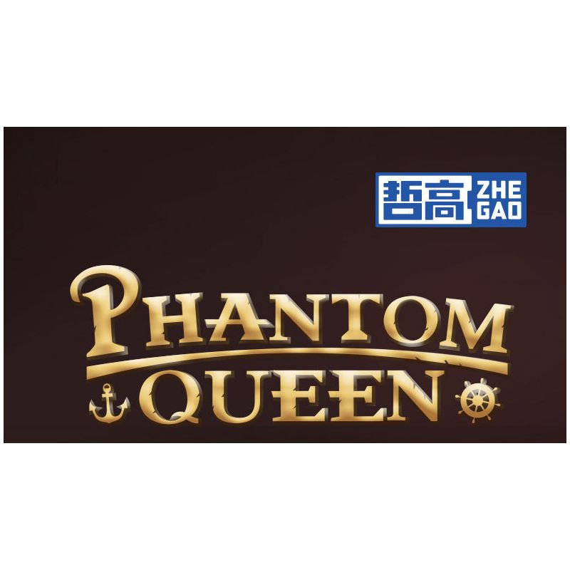 ZHEGAO 653001 CON TÀU CƯỚP BIỂN PHANTOM QUEEN bộ đồ chơi xếp lắp ráp ghép mô hình Pirates Of The Caribbean Cướp Biển Vùng Caribe 3399 khối