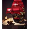 ZHEGAO 653001 CON TÀU CƯỚP BIỂN PHANTOM QUEEN bộ đồ chơi xếp lắp ráp ghép mô hình Pirates Of The Caribbean Cướp Biển Vùng Caribe 3399 khối