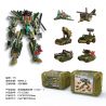 F5 C0001 0001 MÁY BIẾN HÌNH LAND TYRANT GOD OF WAR (SIX-IN-ONE) bộ đồ chơi xếp lắp ráp ghép mô hình Military Army Quân Sự Bộ Đội