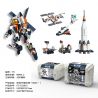 F5 C0003 0003 MÁY BIẾN HÌNH STAR GOD OF WAR (SÁU TRONG MỘT) bộ đồ chơi xếp lắp ráp ghép mô hình Military Army Quân Sự Bộ Đội
