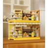 JAKI JK6218 6218 TIỆM BÁNH CỦA DAVID BEAR bộ đồ chơi xếp lắp ráp ghép mô hình BEAR DAVID'S BAKERY