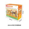 JAKI JK6218 6218 TIỆM BÁNH CỦA DAVID BEAR bộ đồ chơi xếp lắp ráp ghép mô hình BEAR DAVID'S BAKERY