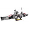 Kazi KY82060 82060 ĐÔ ĐỐC HIPPER bộ đồ chơi xếp lắp ráp ghép mô hình Military Army ADMIRAL HIPPER CRUISER Quân Sự Bộ Đội 1510 khối