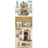 ZHEGAO LZ8287 8287 PHỐ CỔ TRUNG HOA DÂN QUỐC CỬA HÀNG TIỆN LỢI bộ đồ chơi xếp lắp ráp ghép mô hình MINI MART 1014 khối