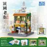 ZHEGAO LZ8289 8289 PHỐ CỔ TRUNG HOA DÂN QUỐC TIỆM LÀM TÓC bộ đồ chơi xếp lắp ráp ghép mô hình BARBER SHOP 894 khối