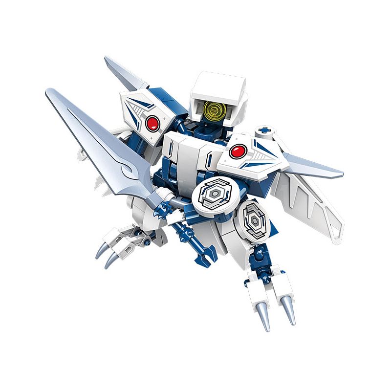 QMAN ENLIGHTEN KEEPPLEY 41231 SIÊU BỘ CƠ KHÍ THÚ GIÁP 4 LOẠI bộ đồ chơi xếp lắp ráp ghép mô hình 607 khối