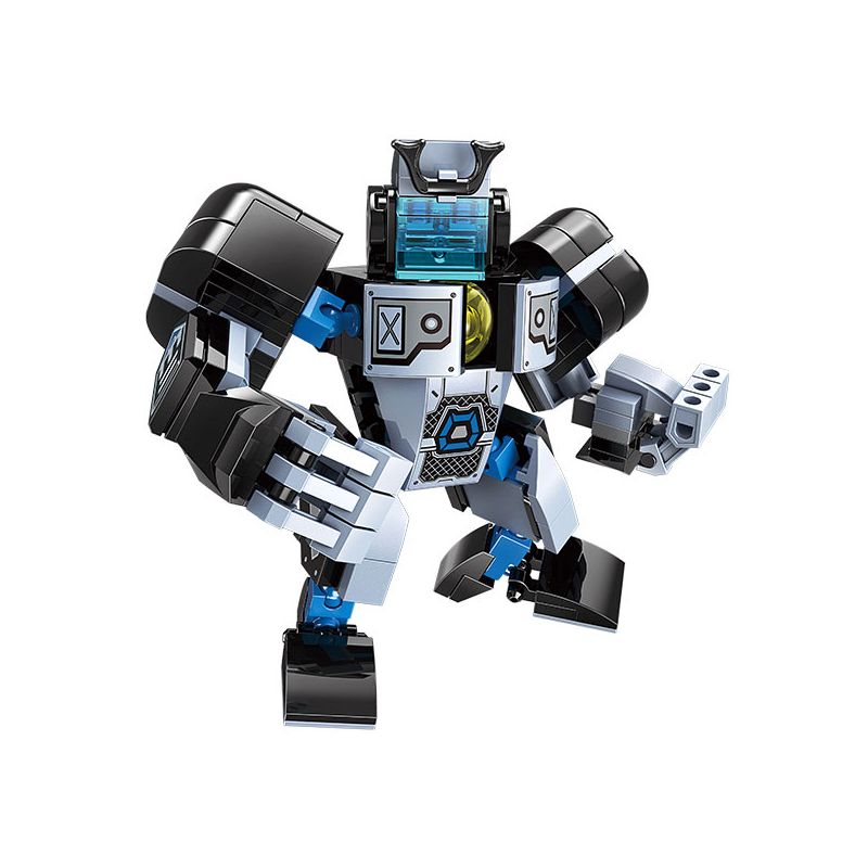 QMAN ENLIGHTEN KEEPPLEY 41231 SIÊU BỘ CƠ KHÍ THÚ GIÁP 4 LOẠI bộ đồ chơi xếp lắp ráp ghép mô hình 607 khối