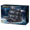 BAKA TECHNOLOGY 33305 TÀU CƯỚP BIỂN ĐEN bộ đồ chơi xếp lắp ráp ghép mô hình Pirates Of The Caribbean Cướp Biển Vùng Caribe 3863 khối