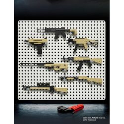 GUDI 40304 CHAOJI ELITE SCAR SÚNG TRƯỜNG TẤN CÔNG 8 TỔ HỢP bộ đồ chơi xếp lắp ráp ghép mô hình Military Army SOF COMBAT ASSAULT RIFLE Quân Sự Bộ Đội 815 khối