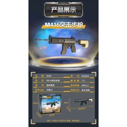 GUDI 40304 CHAOJI ELITE SCAR SÚNG TRƯỜNG TẤN CÔNG 8 TỔ HỢP bộ đồ chơi xếp lắp ráp ghép mô hình Military Army SOF COMBAT ASSAULT RIFLE Quân Sự Bộ Đội 815 khối