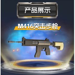 GUDI 40304 CHAOJI ELITE SCAR SÚNG TRƯỜNG TẤN CÔNG 8 TỔ HỢP bộ đồ chơi xếp lắp ráp ghép mô hình Military Army SOF COMBAT ASSAULT RIFLE Quân Sự Bộ Đội 815 khối