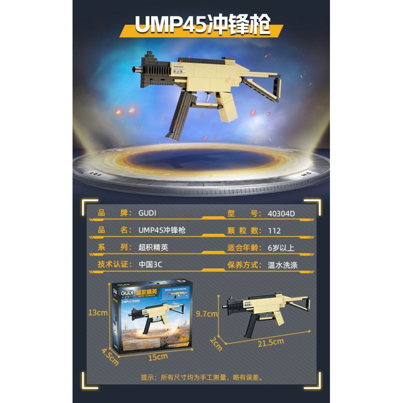 GUDI 40304 CHAOJI ELITE SCAR SÚNG TRƯỜNG TẤN CÔNG 8 TỔ HỢP bộ đồ chơi xếp lắp ráp ghép mô hình Military Army SOF COMBAT ASSAULT RIFLE Quân Sự Bộ Đội 815 khối