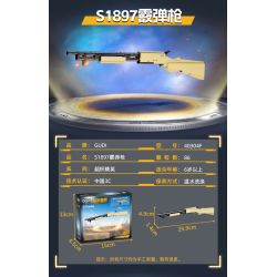 GUDI 40304 CHAOJI ELITE SCAR SÚNG TRƯỜNG TẤN CÔNG 8 TỔ HỢP bộ đồ chơi xếp lắp ráp ghép mô hình Military Army SOF COMBAT ASSAULT RIFLE Quân Sự Bộ Đội 815 khối