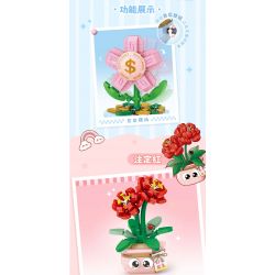 LOZ 8839 8840 8841 8842 CHẬU CÂY TRỒNG BẰNG ĐẦU NGÓN TAY bộ đồ chơi xếp lắp ráp ghép mô hình 1480 khối