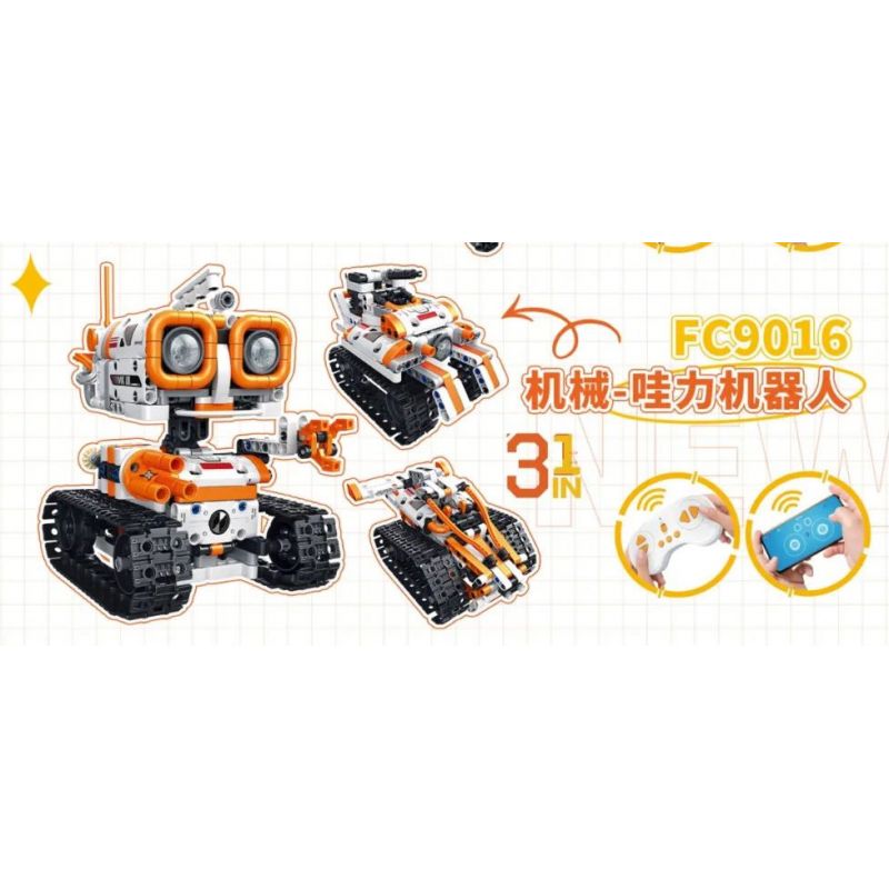 FORANGE FC9016 9016 non Lego ÔI ROBOT 3IN1 bộ đồ chơi xếp lắp ráp ghép mô hình Technic Kỹ Thuật Công Nghệ Cao Mô Hình Phương Tiện 560 khối