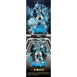 FORANGE FC1519 1519 TÂY CƠ KHÍ BĂNG HỒN DƯƠNG KIỆN bộ đồ chơi xếp lắp ráp ghép mô hình 1732 khối