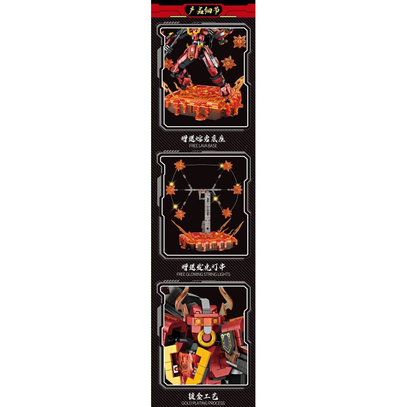 FORANGE FC1520 1520 HÀNH TRÌNH VỀ PHƯƠNG TÂY MECHA TITAN BULL DEMON bộ đồ chơi xếp lắp ráp ghép mô hình 1776 khối