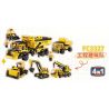 FORANGE FC3327 3327 ĐỘI NGŨ KỸ THUẬT VÀ XÂY DỰNG 4IN1 bộ đồ chơi xếp lắp ráp ghép mô hình City Thành Phố 985 khối