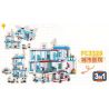 FORANGE FC3328 3328 BỆNH VIỆN THÀNH PHỐ 3IN1 bộ đồ chơi xếp lắp ráp ghép mô hình City 687 khối