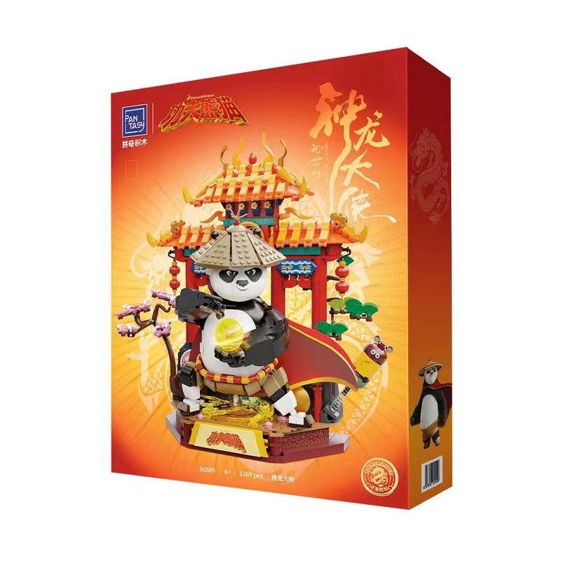PANTASY 86509 KUNG FU PANDA 4 CHIẾN BINH RỒNG bộ đồ chơi xếp lắp ráp ghép mô hình Movie & Game Phim Và Trò Chơi 1269 khối