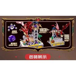 DK 7031 VỆ BINH RỒNG TRẬN CHIẾN THÁP PHÙ THỦY bộ đồ chơi xếp lắp ráp ghép mô hình DRAGON & GUARD BATTLE OF THE WITCH TOWER 927 khối