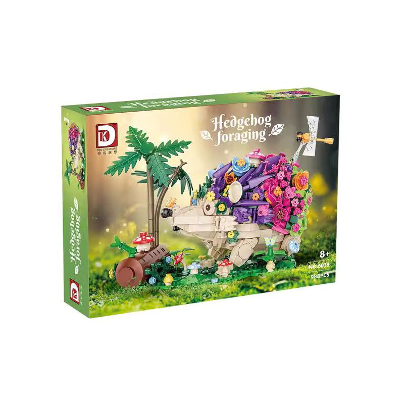 DK 6018 NHÍM KIẾM ĂN bộ đồ chơi xếp lắp ráp ghép mô hình Creator HEDGEHOG Sáng Tạo 988 khối