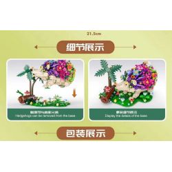 DK 6018 NHÍM KIẾM ĂN bộ đồ chơi xếp lắp ráp ghép mô hình Creator HEDGEHOG Sáng Tạo 988 khối