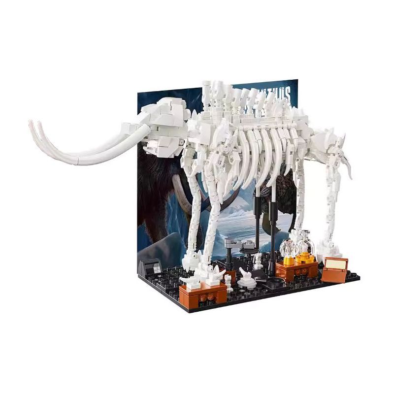 DK 5027 non Lego BẢO TÀNG KỶ BĂNG HÀ bộ đồ chơi xếp lắp ráp ghép mô hình Creator ICEAGE MUSEUM Sáng Tạo 928 khối