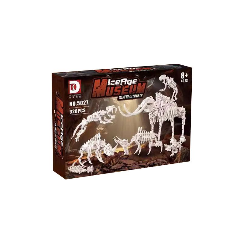 DK 5027 BẢO TÀNG KỶ BĂNG HÀ bộ đồ chơi xếp lắp ráp ghép mô hình Creator ICEAGE MUSEUM Sáng Tạo 928 khối