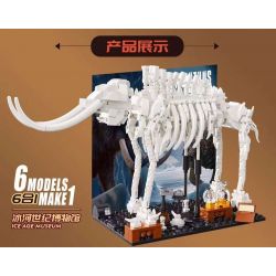 DK 5027 BẢO TÀNG KỶ BĂNG HÀ bộ đồ chơi xếp lắp ráp ghép mô hình Creator ICEAGE MUSEUM Sáng Tạo 928 khối