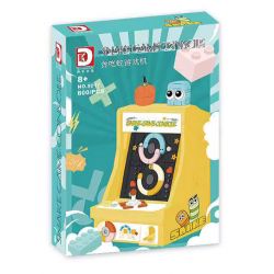 DK 5017 BẢNG ĐIỀU KHIỂN TRÒ CHƠI RẮN bộ đồ chơi xếp lắp ráp ghép mô hình SNAKE GAMECONSOLE 800 khối