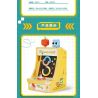 DK 5017 BẢNG ĐIỀU KHIỂN TRÒ CHƠI RẮN bộ đồ chơi xếp lắp ráp ghép mô hình SNAKE GAMECONSOLE 800 khối