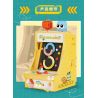 DK 5017 BẢNG ĐIỀU KHIỂN TRÒ CHƠI RẮN bộ đồ chơi xếp lắp ráp ghép mô hình SNAKE GAMECONSOLE 800 khối