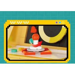 DK 5017 BẢNG ĐIỀU KHIỂN TRÒ CHƠI RẮN bộ đồ chơi xếp lắp ráp ghép mô hình SNAKE GAMECONSOLE 800 khối