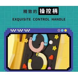 DK 5017 BẢNG ĐIỀU KHIỂN TRÒ CHƠI RẮN bộ đồ chơi xếp lắp ráp ghép mô hình SNAKE GAMECONSOLE 800 khối