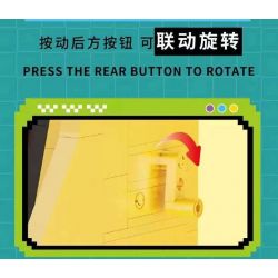 DK 5017 BẢNG ĐIỀU KHIỂN TRÒ CHƠI RẮN bộ đồ chơi xếp lắp ráp ghép mô hình SNAKE GAMECONSOLE 800 khối